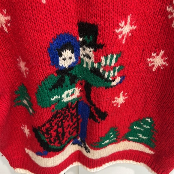 Red Holiday Skaters Sweater - Picture 2 of 5